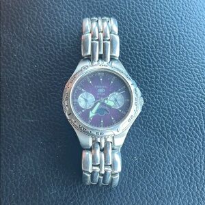 Fossil Silver and Purple Watch